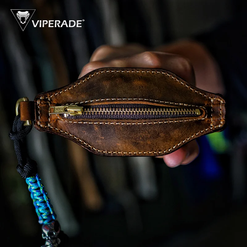Edc Carry Case - ​VIPERADE PJ10 Slapjack Wallet, Compact Leather