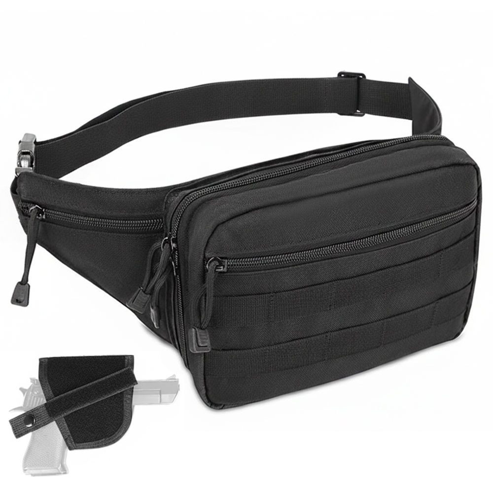 Edc Concealed Carry Fanny Pack - Concealed Carry Pistol Gun Bag Tactical