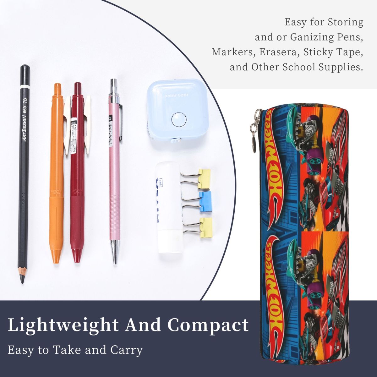 Hot Wheelss Car Pencil Case fo - огляд і ціна Edc Carry Pen