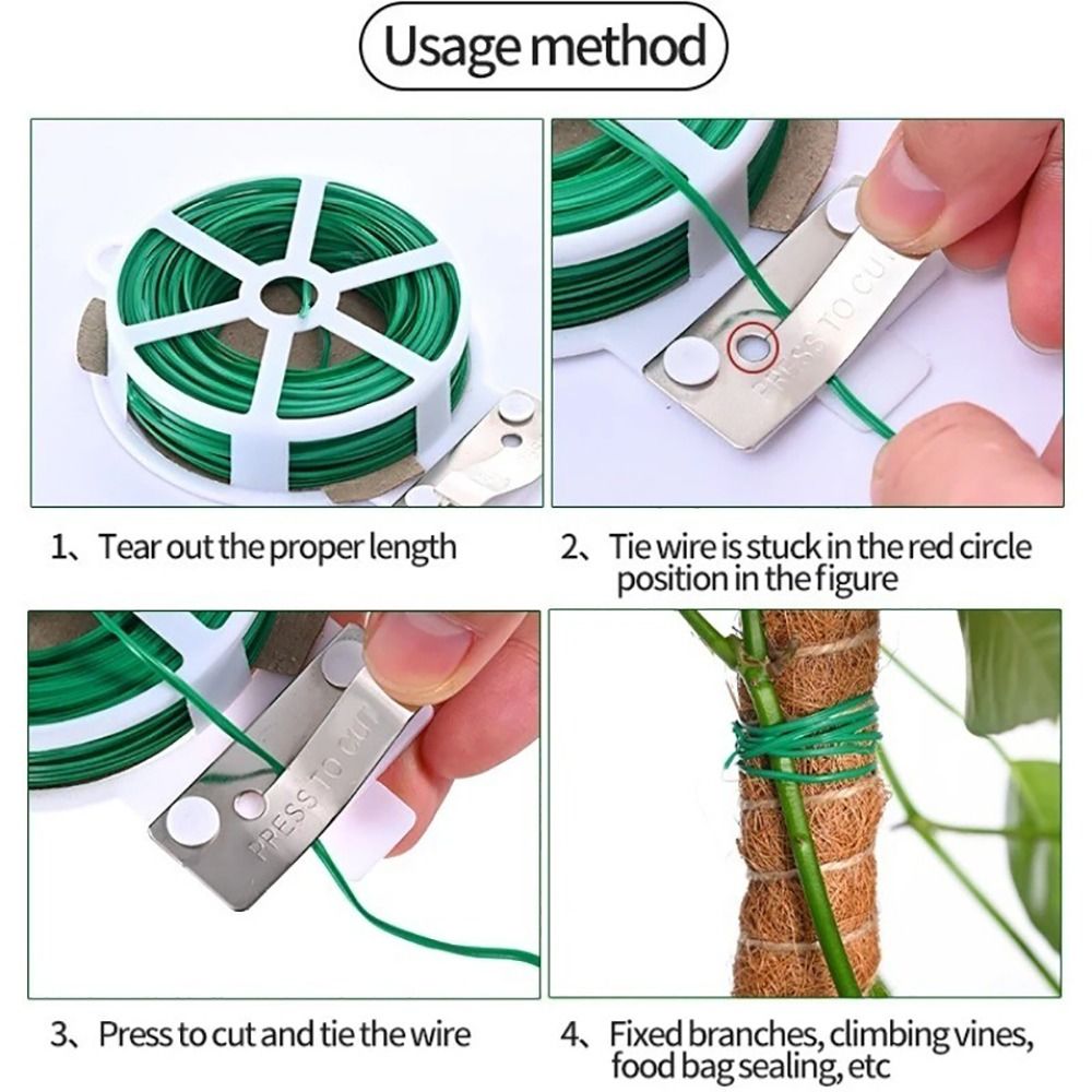 1Pcs Iron Wire Cable Ties Plan - огляд і ціна Gear Tie Reusable