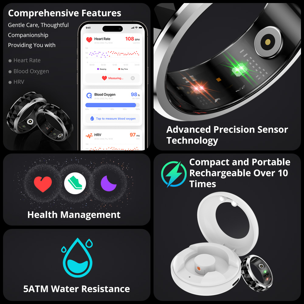 2024 COLMI R11 Smart Ring, Fid - огляд і ціна Fidget Spinner Bearing