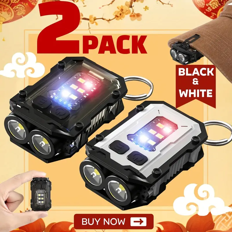 Clip-On Flashlight Rechargeabl - огляд і ціна Keychain Flashlight