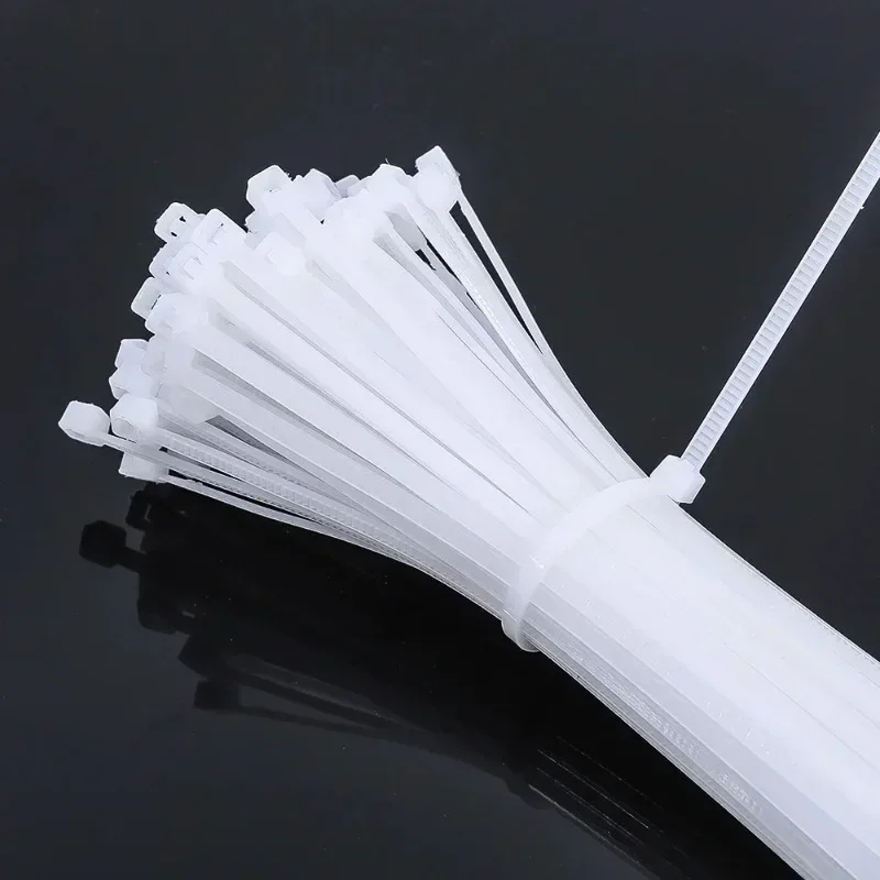 200/100Pcs Nylon Cable Ties Ad - огляд і ціна Gear Tie Reusable