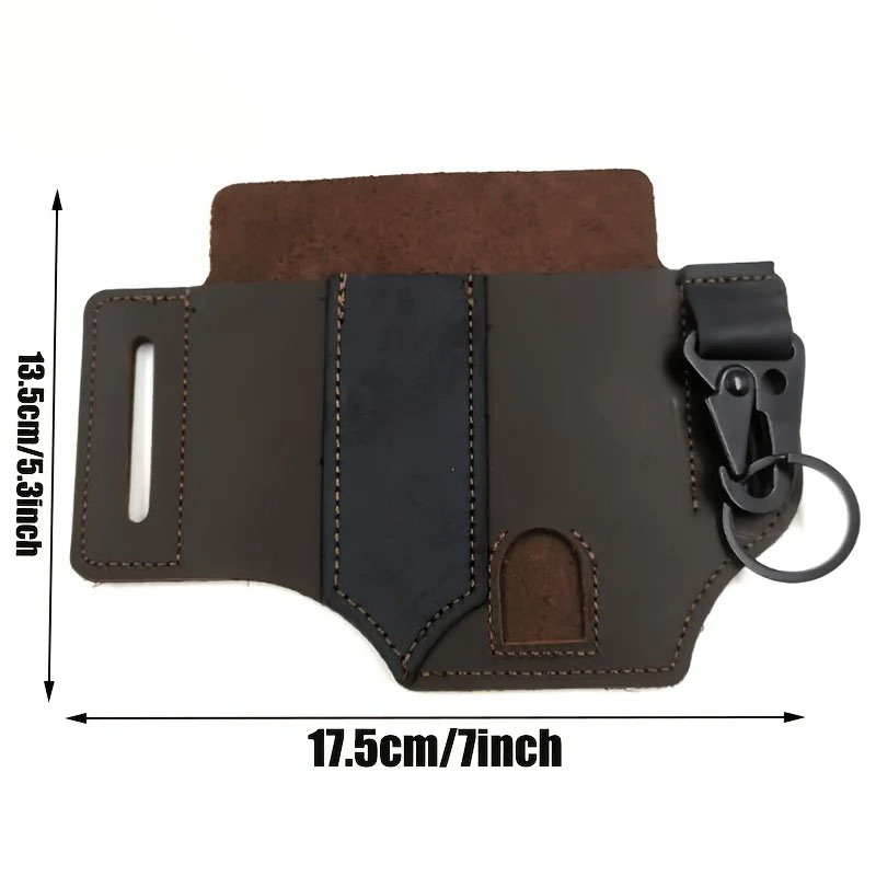 PU Leather EDC Belt Multitool  - огляд і ціна Edc Carry Bag For Men