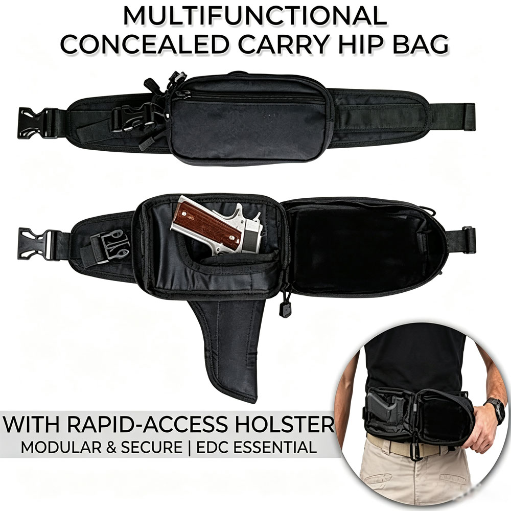 Tactical Pistol Bag Gun Bag Co - огляд і ціна Edc Concealed Carry Fanny Pack