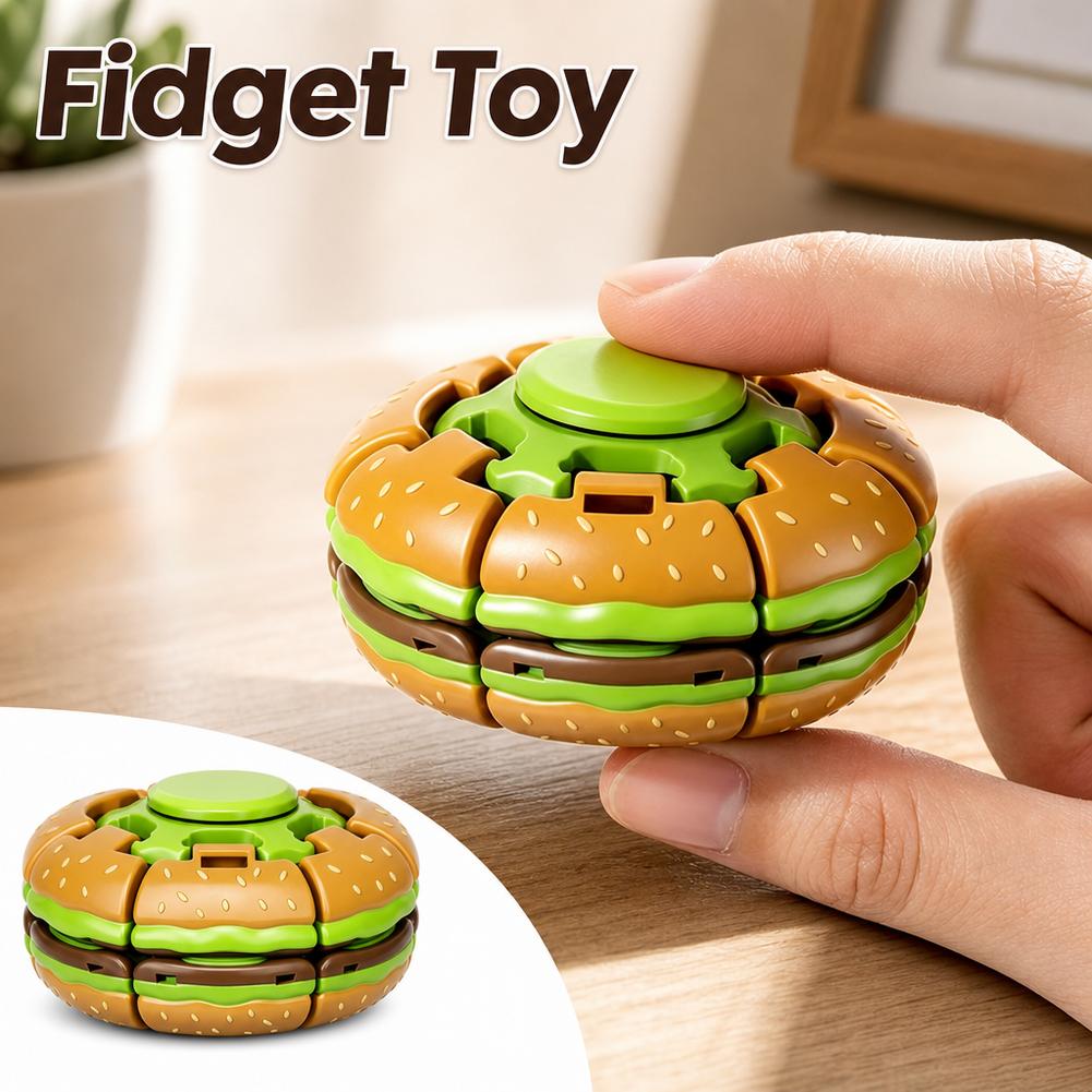 Burger Gyroscope Fidget Toy Fi - огляд і ціна Fidget Spinner Bearing