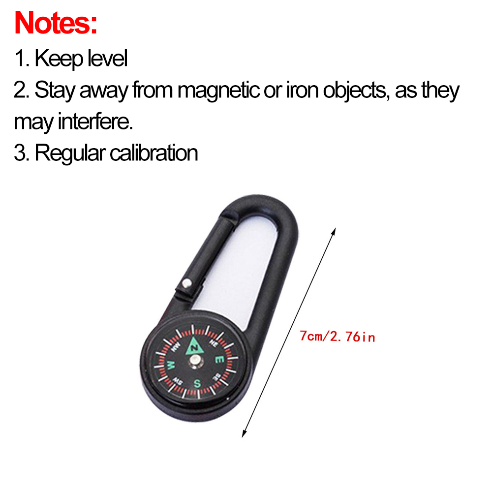 Outdoor Compass Carabiner Mini - огляд і ціна Compass Keychain Mini