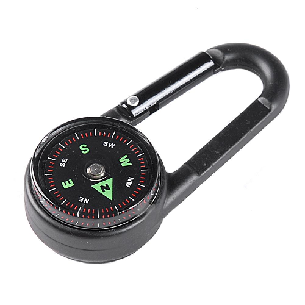 Carabiner Mini Compass Thermom - огляд і ціна Compass Keychain Mini