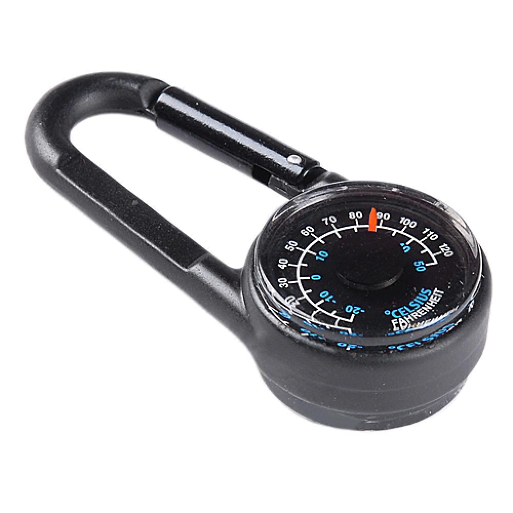 Carabiner Mini Compass Thermom - огляд і ціна Compass Keychain Mini