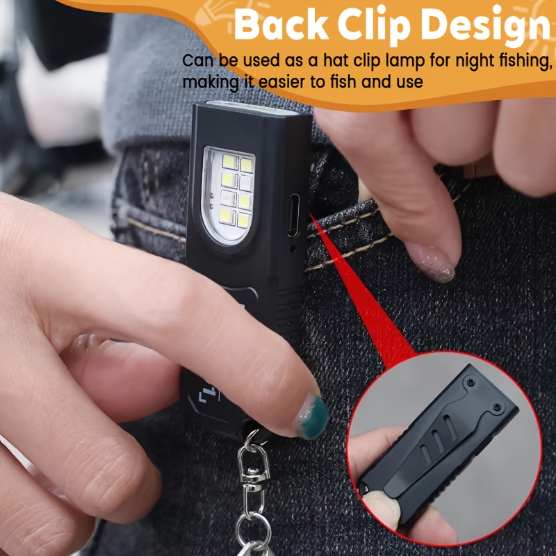 Multifunctional Mini COB LED K - огляд і ціна Keychain Flashlight