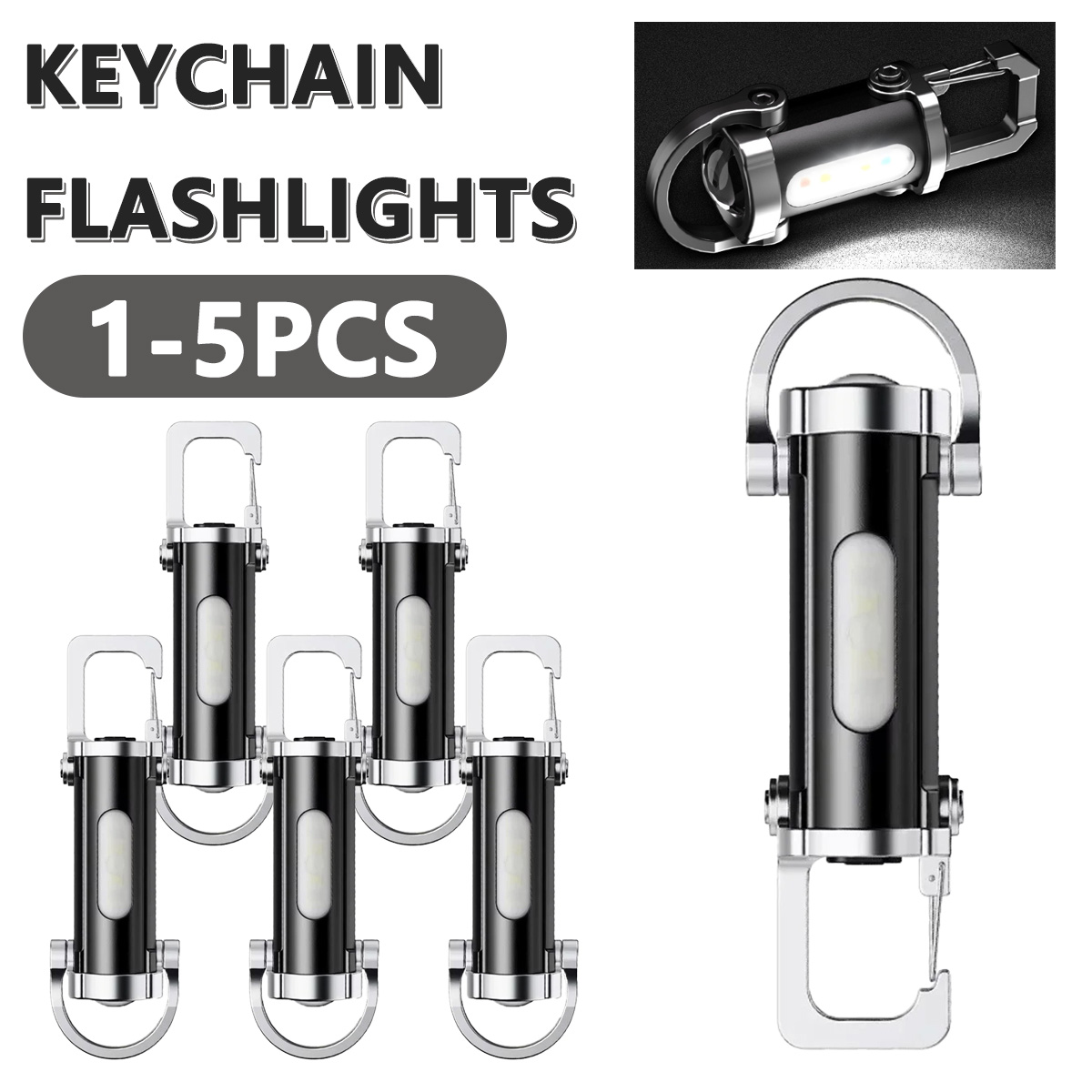 Powerful EDC LED Flashlight Ke - огляд і ціна Keychain Flashlight