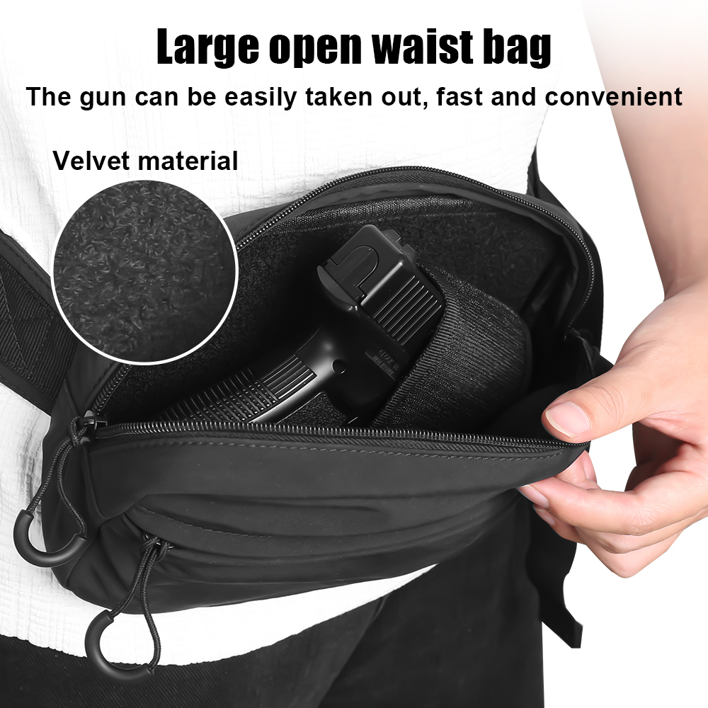 Tactical Crossbody Bag Pistol  - огляд і ціна Edc Concealed Carry Fanny Pack