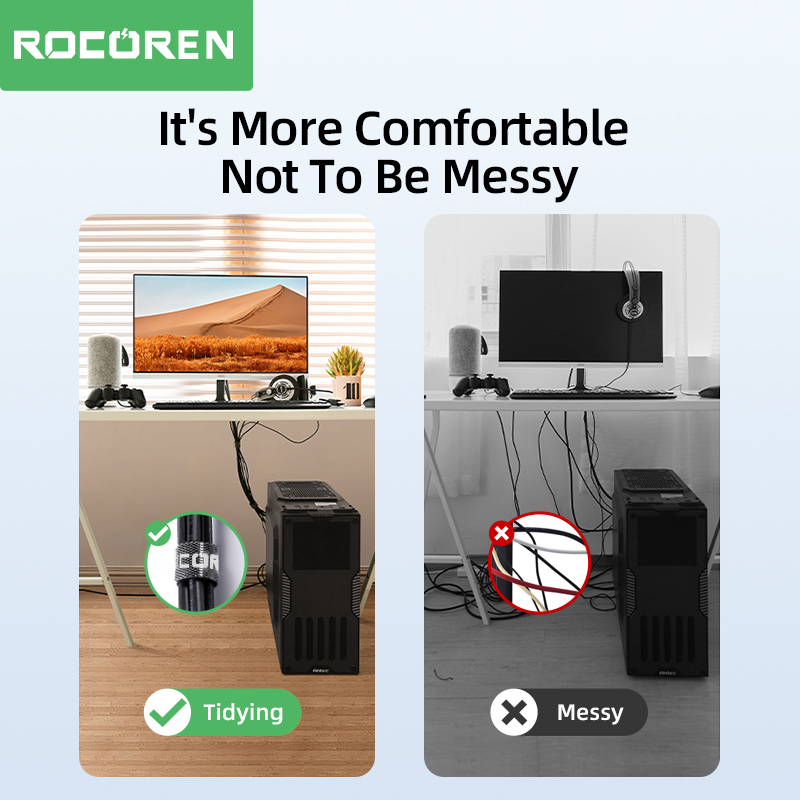 Rocoren Cable Organizer Detach - огляд і ціна Gear Tie Reusable