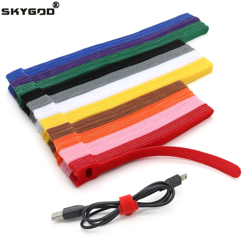 50/100pcs Releasable Cable Tie - огляд і ціна Gear Tie Reusable
