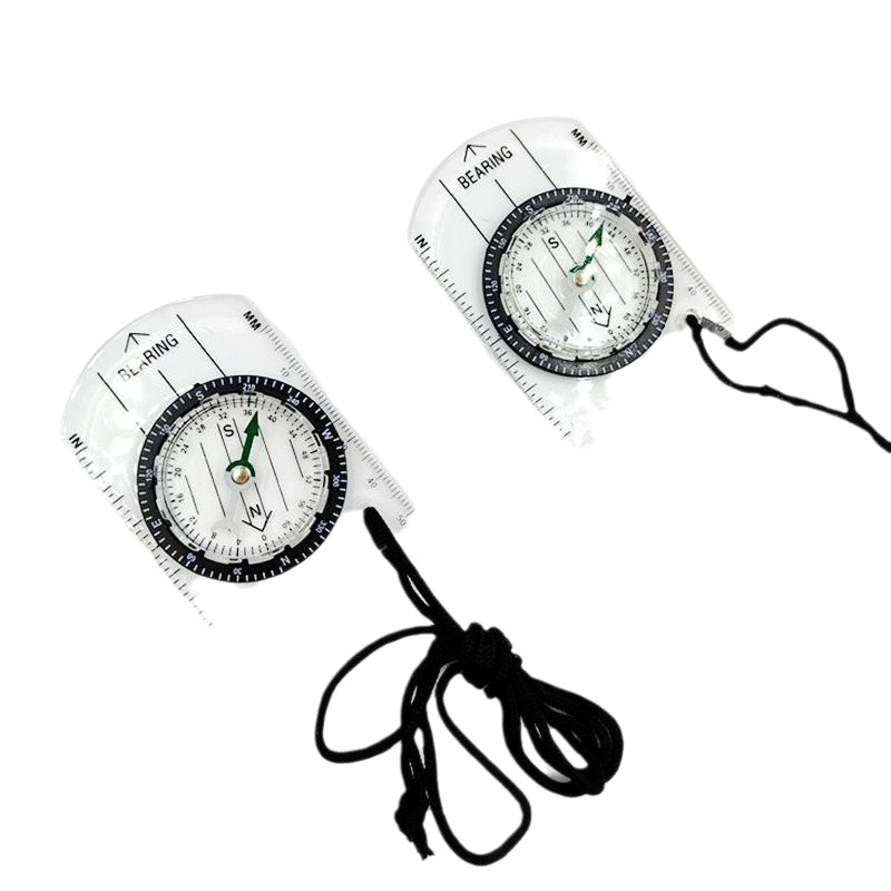 1pc/2pc New Outdoor mini Acryl - огляд і ціна Compass Keychain Mini