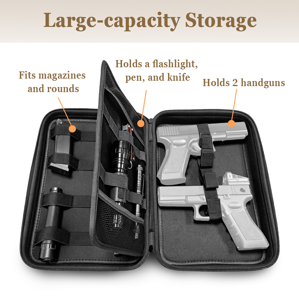 Tactical Pistol Gun Case Dual  - огляд і ціна Appendix Carry Edc
