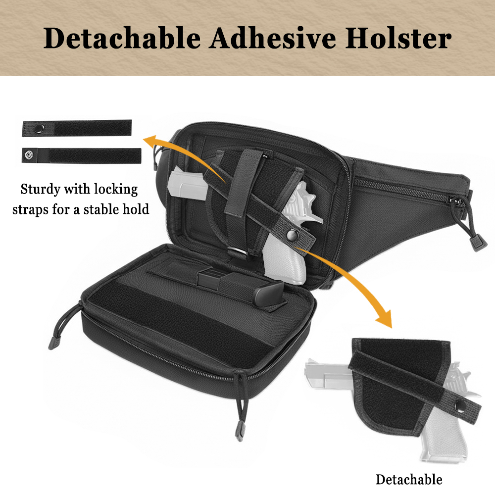 Concealed Carry Pistol Gun Bag - огляд і ціна Edc Concealed Carry Fanny Pack
