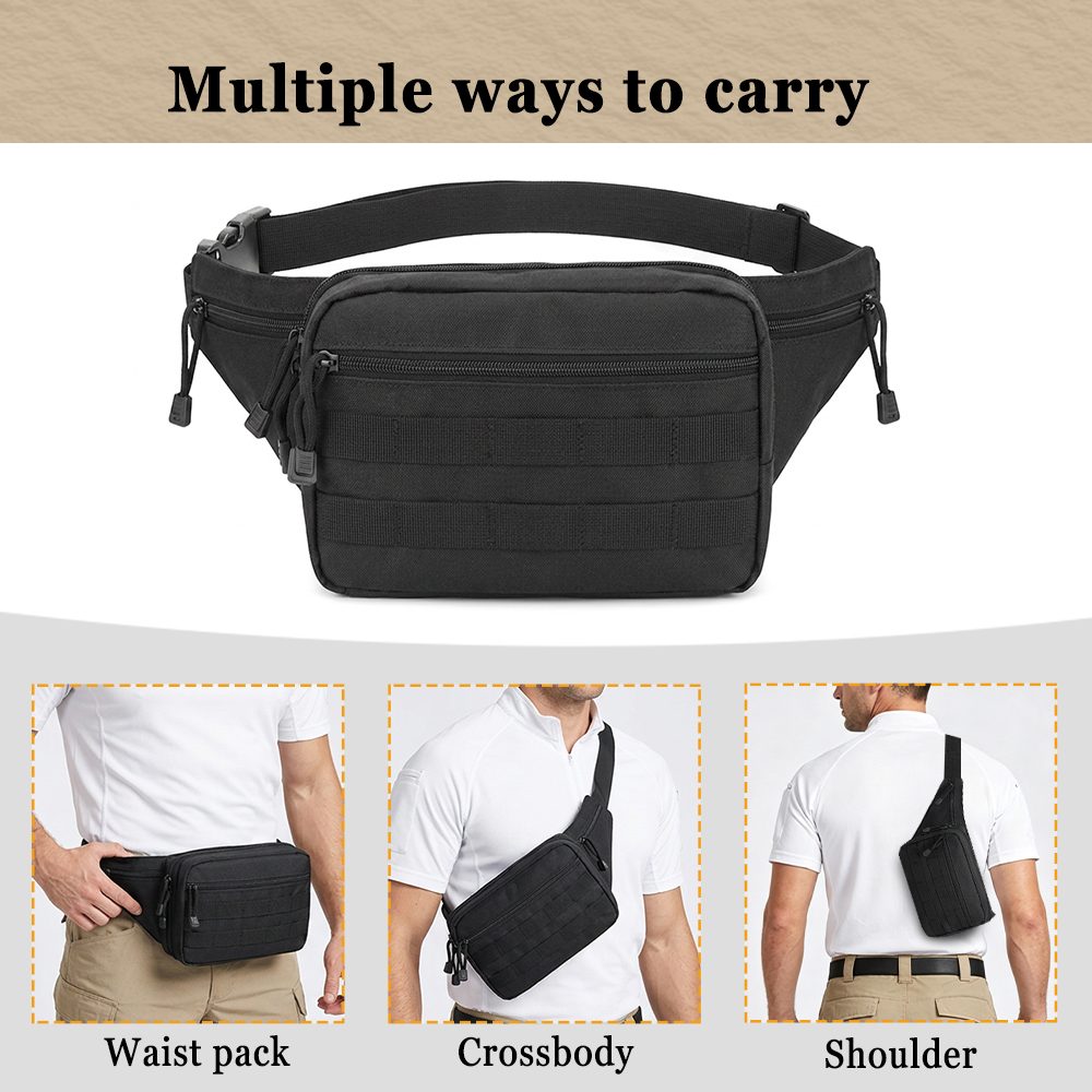 Concealed Carry Pistol Gun Bag - огляд і ціна Edc Concealed Carry Fanny Pack
