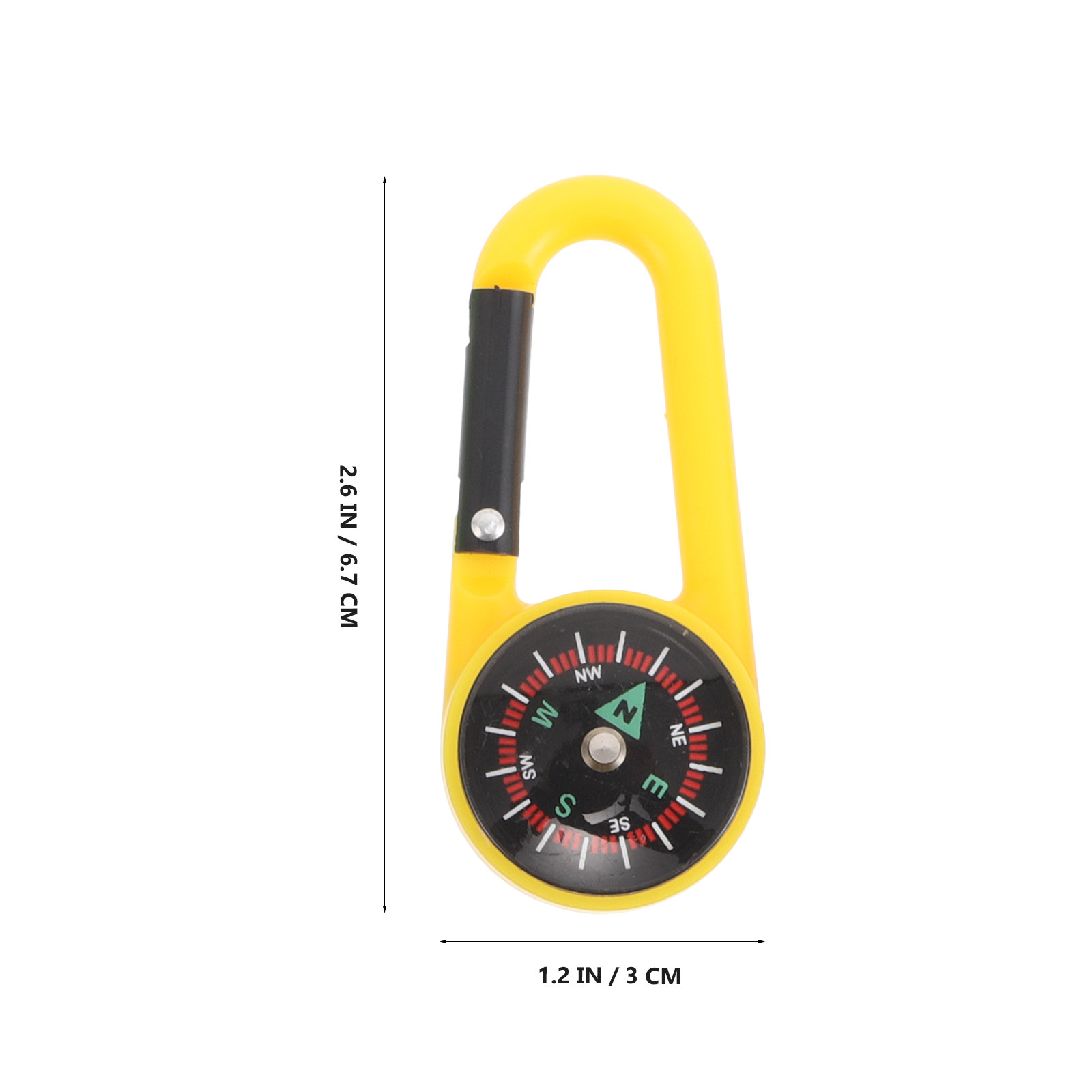 8Pcs Essential Mini Compass Ca - огляд і ціна Compass Keychain Mini