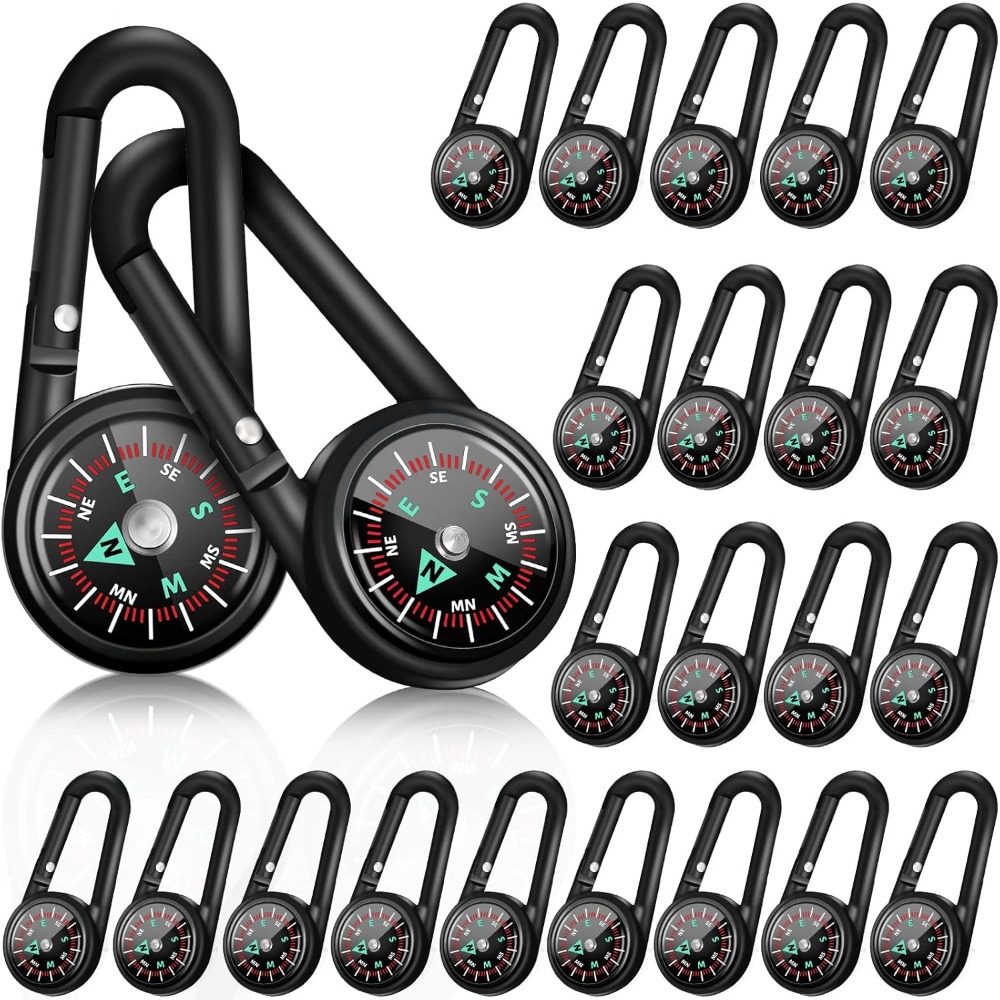 6-50 Pcs Mini Magnetic Compass - огляд і ціна Compass Keychain Mini